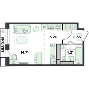 Планировка квартиры, ID 562943