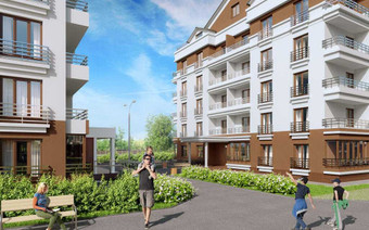 прогулочная зона ЖК Малаховский квартал