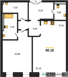 Планировка квартиры, ID 524167