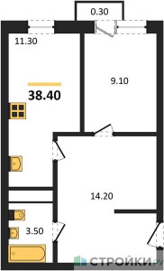 Планировка квартиры, ID 409133