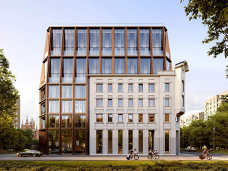 Планировка однокомнатной(квартира) площадью 79.6 квадратных метров в ЖК “ЖК Климашкина 7/11”