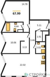 Планировка квартиры, ID 148738
