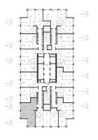 Планировка двухкомнатной(квартира) площадью 53.8 квадратных метров в “ЖК SET (Сет)”