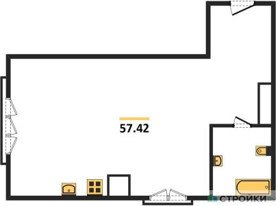 Планировка апартаментов, ID 308140