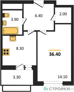 Планировка квартиры, ID 96863