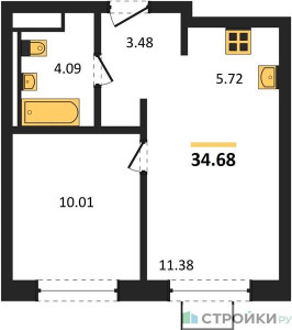 Планировка квартиры, ID 456305