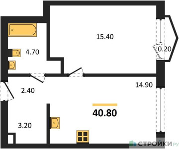 Планировка квартиры, ID 529955