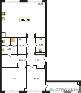 Планировка квартиры, ID 524181