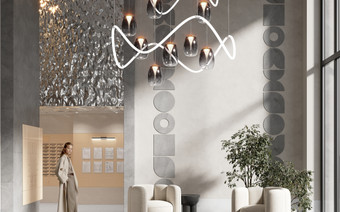 Лобби в ЖК "Детали"