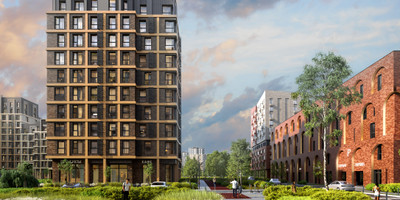 Планировка двухкомнатной(квартира) площадью 51 квадратных метров в ЖК “ЖК Притяжение Сити”