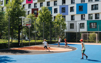 Спортивная площадка в ЖК "Green Park"