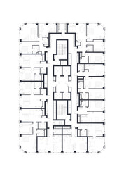 Планировка однокомнатной(квартира) площадью 49 квадратных метров в ЖК “ЖК 1-й Нагатинский (Первый Нагатинский)”