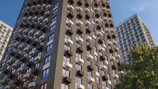 Корпус ЖК “Кавказский бульвар 51” снизу