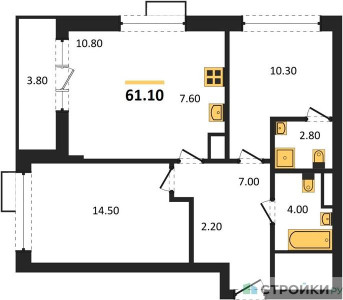 Планировка квартиры, ID 225939