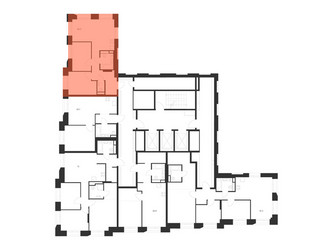 Планировка двухкомнатной(квартира) площадью 53.2 квадратных метров в ЖК “ЖК Онежский вал”