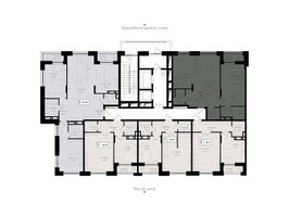Планировка двухкомнатной(квартира) площадью 72.8 квадратных метров в “ЖК Преображенская Площадь”