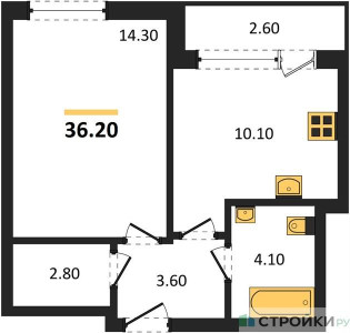 Планировка квартиры, ID 430658