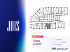 Планировка студии(апартаменты) площадью 26.68 квадратных метров в “ЖК JOIS (Джойс)”
