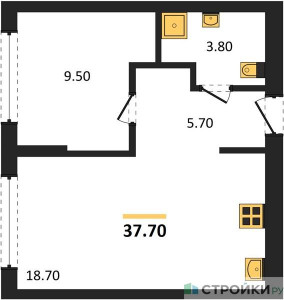 Планировка квартиры, ID 514598