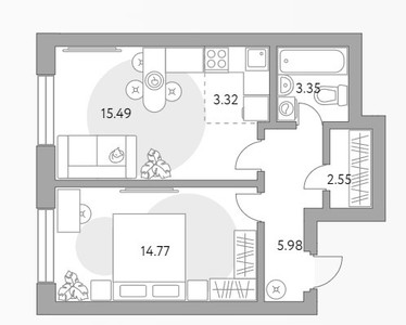 Планировка квартиры, ID 337110