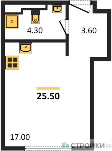 Планировка квартиры, ID 278767
