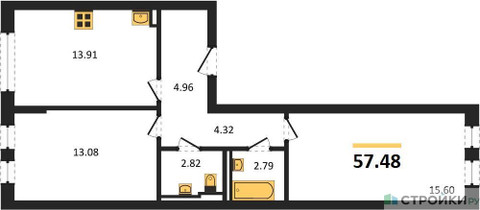 Планировка квартиры, ID 284332