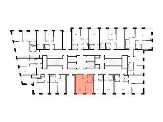 Планировка однокомнатной(квартира) площадью 36.5 квадратных метров в ЖК “ЖК 2-й Иртышский”