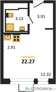Планировка квартиры, ID 444943