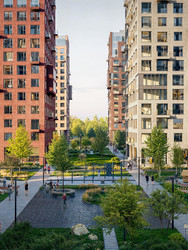 Планировка двухкомнатной(квартира) площадью 55 квадратных метров в ЖК “Бунинская набережная”