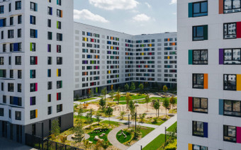 Придомовая территория ЖК "Green Park"