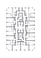 Планировка однокомнатной(квартира) площадью 49 квадратных метров в ЖК “ЖК 1-й Нагатинский (Первый Нагатинский)”