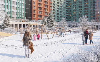 Детская площадка в Инджой