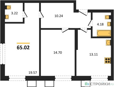 Планировка квартиры, ID 531200