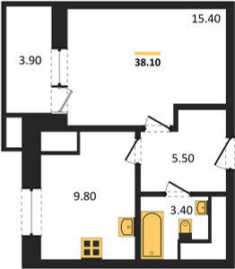 Планировка квартиры, ID 111466