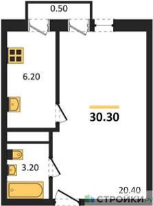 Планировка квартиры, ID 409157