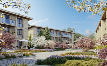территория ЖК River Residences