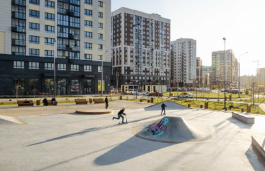 Планировка трехкомнатной(квартира) площадью 83.7 квадратных метров в ЖК “ЖК Испанские Кварталы”