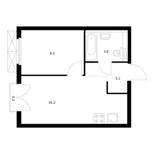 Планировка квартиры, ID 203094