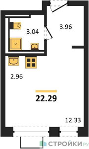 Планировка квартиры, ID 455068