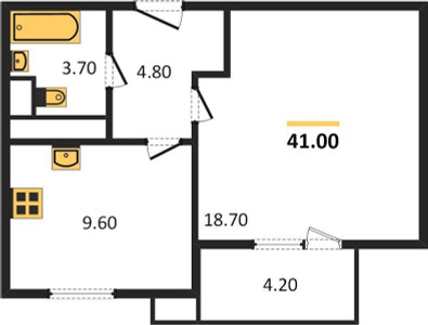 Планировка квартиры, ID 111593