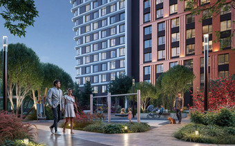 Двор в ЖК “ЮТУ”