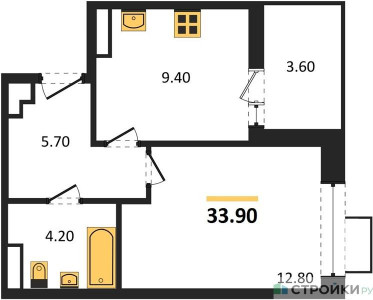 Планировка квартиры, ID 253223