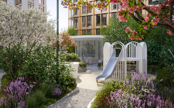 Озеленение в ЖК "Садовническая 69"