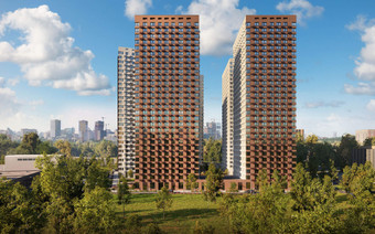 Корпуса в ЖК "Волоколамское 24"