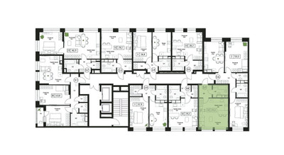 Планировка студии(квартира) площадью 29.3 квадратных метров в ЖК “ЖК Пушкино Град”