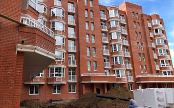 ЖК «Клюквенный» Вид на центральный вход