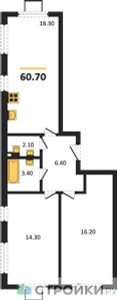 Планировка квартиры, ID 534346