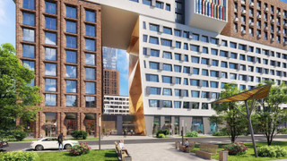 Вход в ЖК Рихард