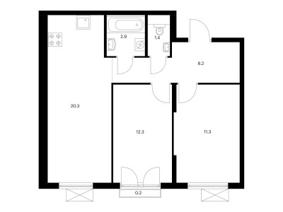 Планировка квартиры, ID 305961