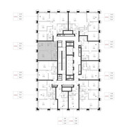 Планировка однокомнатной(квартира) площадью 38.1 квадратных метров в “ЖК SET (Сет)”